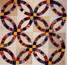 Double Wedding Ring Quilt